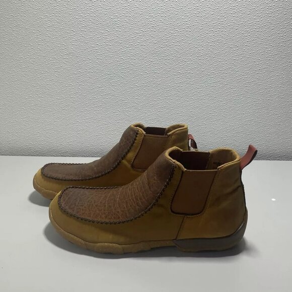 NEW TWISTED X 4" Chelsea Driving Moc Men's Size 13 Slip on Brown Leather Tan - Picture 6 of 6